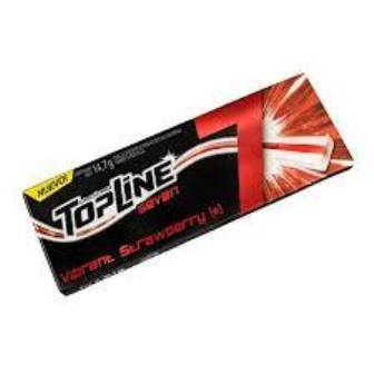 CHICLE TOPLINE 7 STRAWBERRY  FRUTILLA